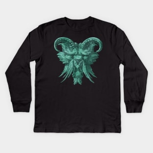 Monstrous beast Kids Long Sleeve T-Shirt